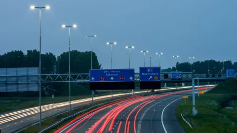 Schréder EXEDRA beheersysteem toegepast in IZYLUM armaturen langs A9
